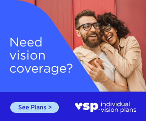 VSP Individual vision plans coverage ad